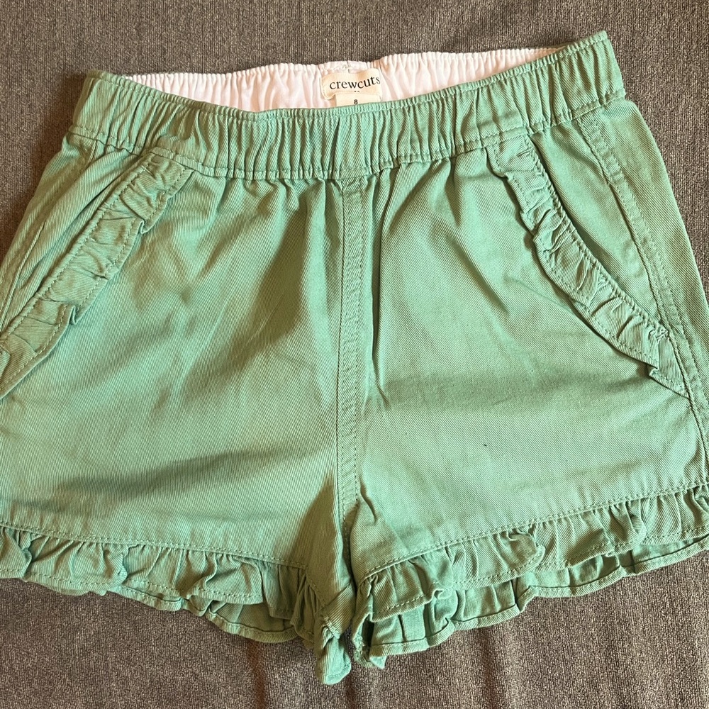 Girls’ ruffle pull-on shorts x2